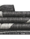 Seaside Blooms Collection Area Rug -  Azure Rectangle Charcoal Gray  lifestyle 17