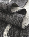 Seaside Blooms Collection Area Rug -  Azure Rectangle Charcoal Gray  lifestyle 23