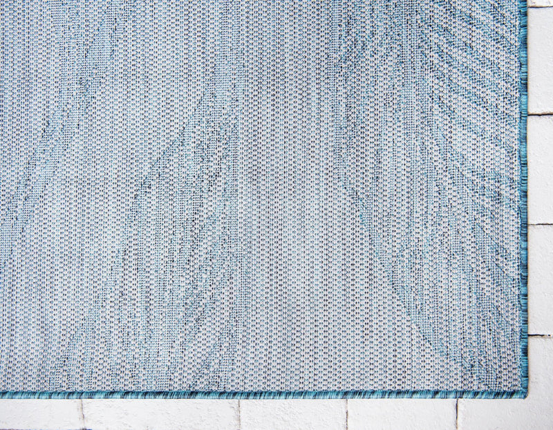 Seaside Blooms Collection Area Rug -  Evergreen (Teal) Rectangle Teal  lifestyle 8