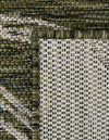 Seaside Blooms Collection Area Rug -  Evergreen (Green) Rectangle Green  lifestyle 17