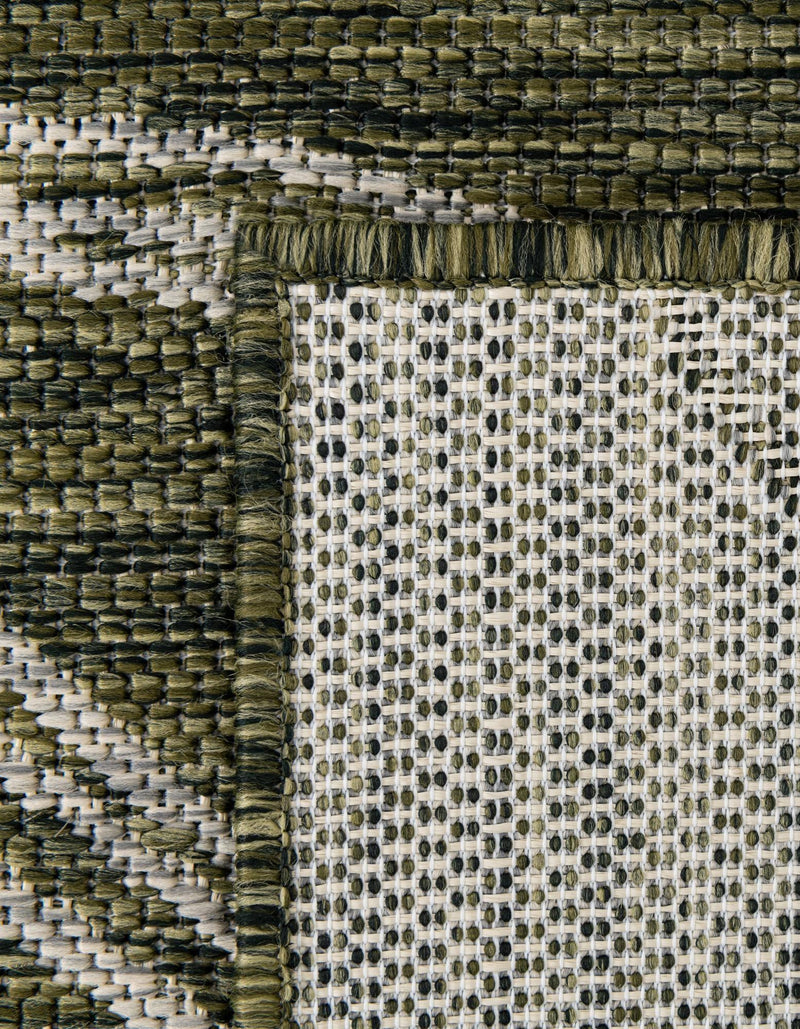 Seaside Blooms Collection Area Rug -  Evergreen (Green) Rectangle Green  lifestyle 17