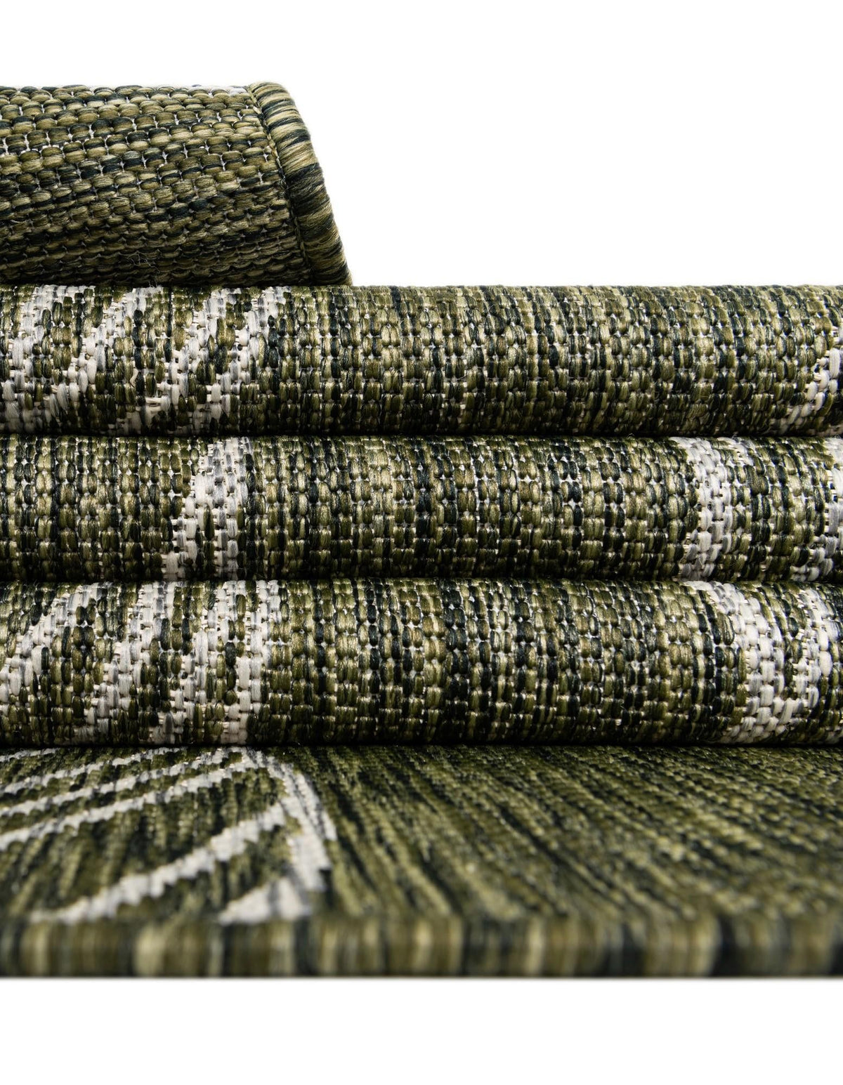 Seaside Blooms Collection Area Rug -  Evergreen (Green) Rectangle Green  lifestyle 28