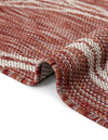 Garden Terrace Escape Collection Area Rug -  Evergreen (Rust Red) Round Rust Red  lifestyle 19