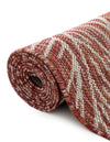 Garden Terrace Escape Collection Area Rug -  Evergreen (Rust Red) Round Rust Red  lifestyle 24