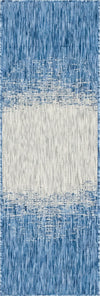 Urban Terrace Collection Area Rug -  Vanderbilt Runner Blue  lifestyle 111