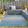 Urban Terrace Collection Area Rug -  Vanderbilt Rectangle Aqua  lifestyle 27