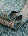 Urban Terrace Collection Area Rug -  Vanderbilt Rectangle Aqua  lifestyle 36