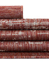 Urban Terrace Collection Area Rug -  Vanderbilt Rectangle Rust Red  lifestyle 35