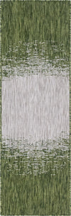 Urban Terrace Collection Area Rug -  Vanderbilt Runner Green  lifestyle 114