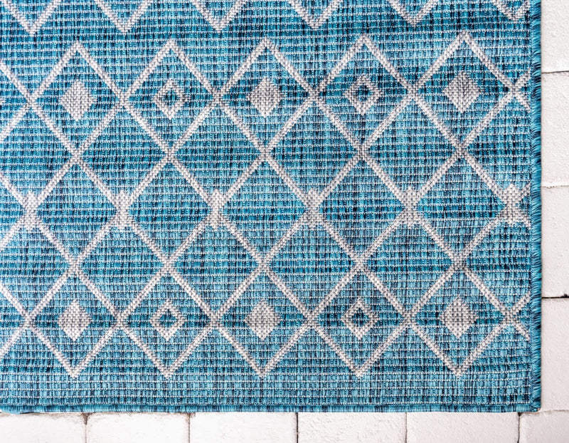 Savannah Pergola Collection Area Rug -  Pergola (Teal) Rectangle Teal  lifestyle 14