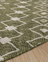 Savannah Pergola Collection Area Rug -  Pergola (Green) Round Green  lifestyle 28