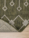 Savannah Pergola Collection Area Rug -  Pergola (Green) Round Green  lifestyle 29