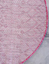 Garden Lattice Oasis Collection Area Rug -  Pergola (Fuschia) Round Fuschia  lifestyle 12