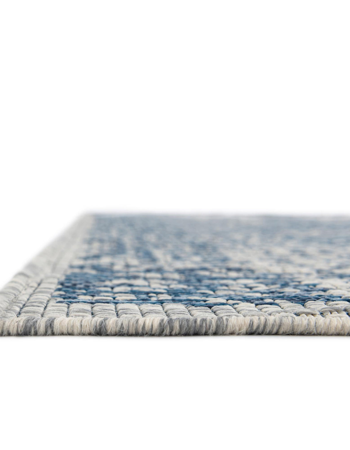 Patio Heritage Collection Area Rug - Savannah (Blue) Rectangle Blue  lifestyle 6