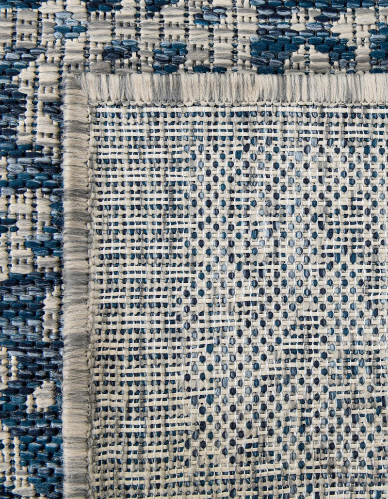 Patio Heritage Collection Area Rug - Savannah (Blue) Rectangle Blue  lifestyle 17