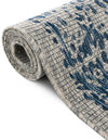 Patio Heritage Collection Area Rug - Savannah (Blue) Rectangle Blue  lifestyle 20