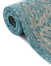 Patio Heritage Collection Area Rug - Savannah (Light Aqua) Rectangle Light Aqua  lifestyle 12