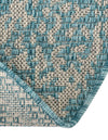 Patio Heritage Collection Area Rug - Savannah (Light Aqua) Round Light Aqua  lifestyle 23