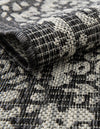 Patio Heritage Collection Area Rug - Savannah (Charcoal Gray) Rectangle Charcoal Gray  lifestyle 16