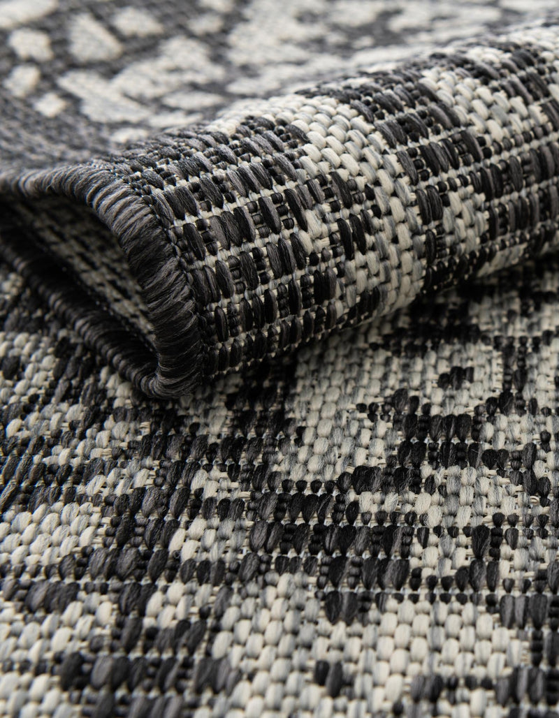 Patio Heritage Collection Area Rug - Savannah (Charcoal Gray) Rectangle Charcoal Gray  lifestyle 16