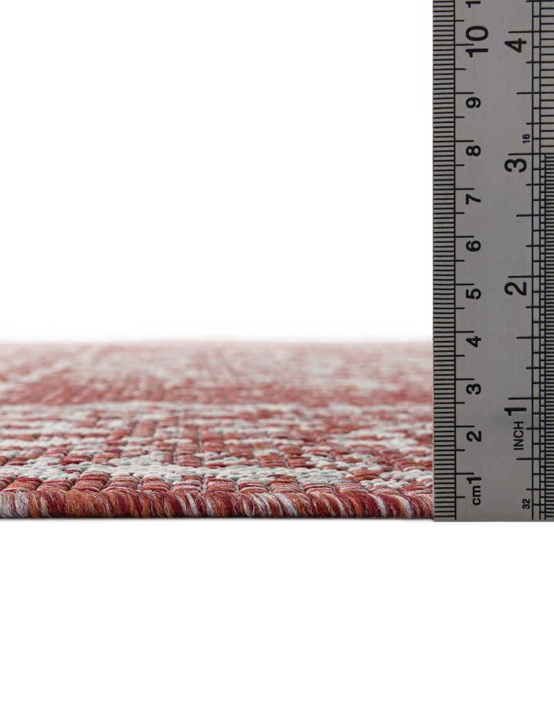 Patio Heritage Collection Area Rug - Savannah (Rust Red) Rectangle Rust Red  lifestyle 5