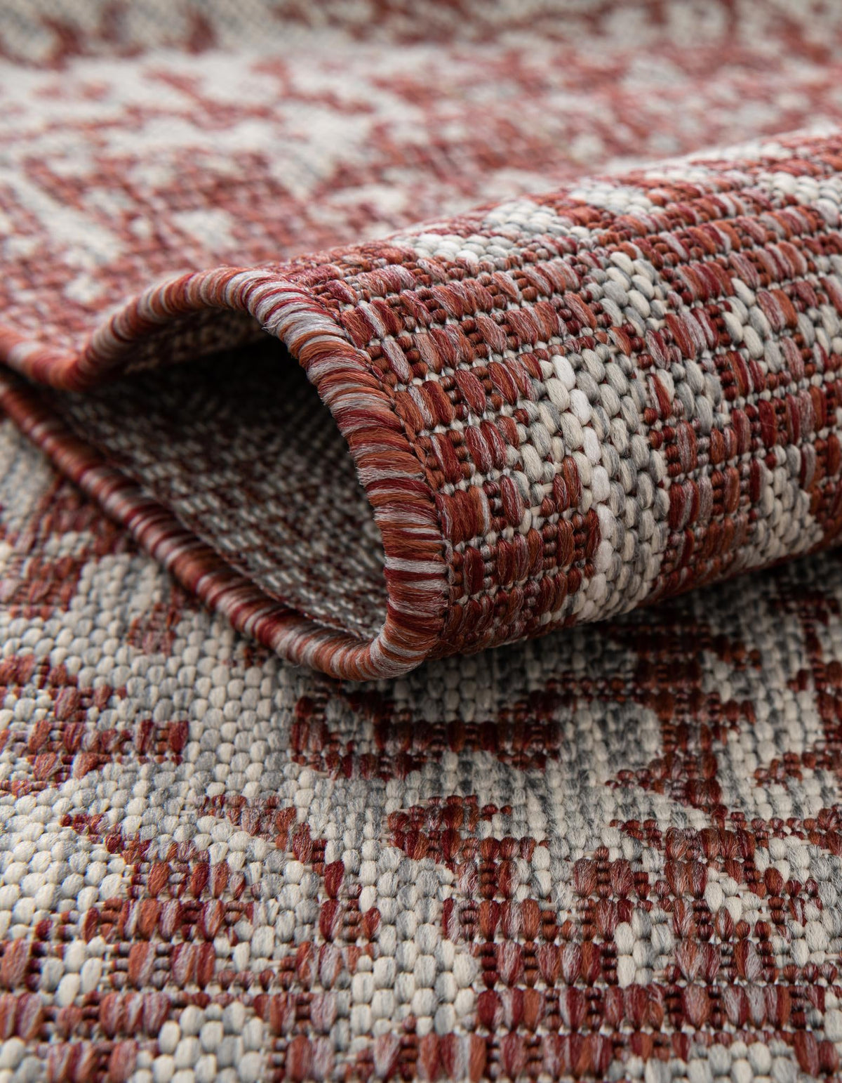 Patio Heritage Collection Area Rug - Savannah (Rust Red) Rectangle Rust Red  lifestyle 6