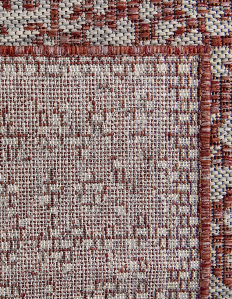 Patio Heritage Collection Area Rug - Savannah (Rust Red) Rectangle Rust Red  lifestyle 9