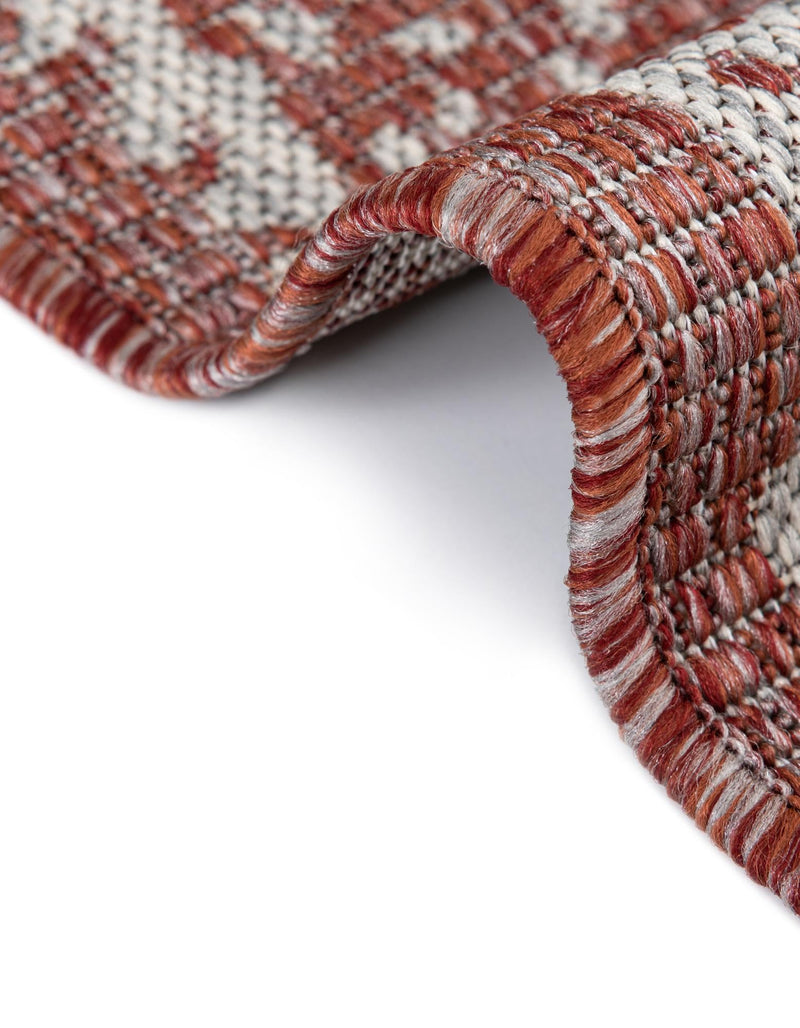 Patio Heritage Collection Area Rug - Savannah (Rust Red) Rectangle Rust Red  lifestyle 10