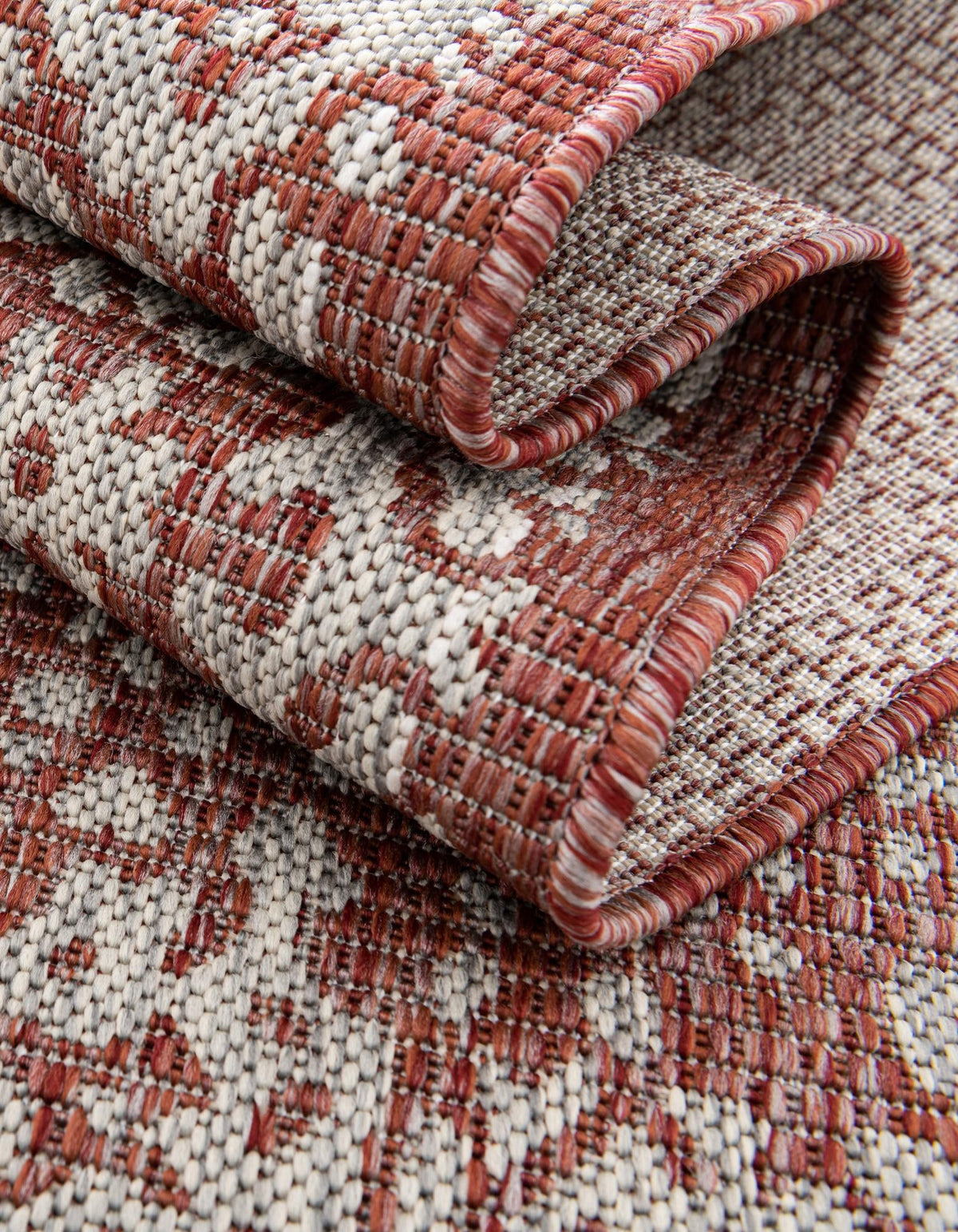 Patio Heritage Collection Area Rug - Savannah (Rust Red) Rectangle Rust Red  lifestyle 13