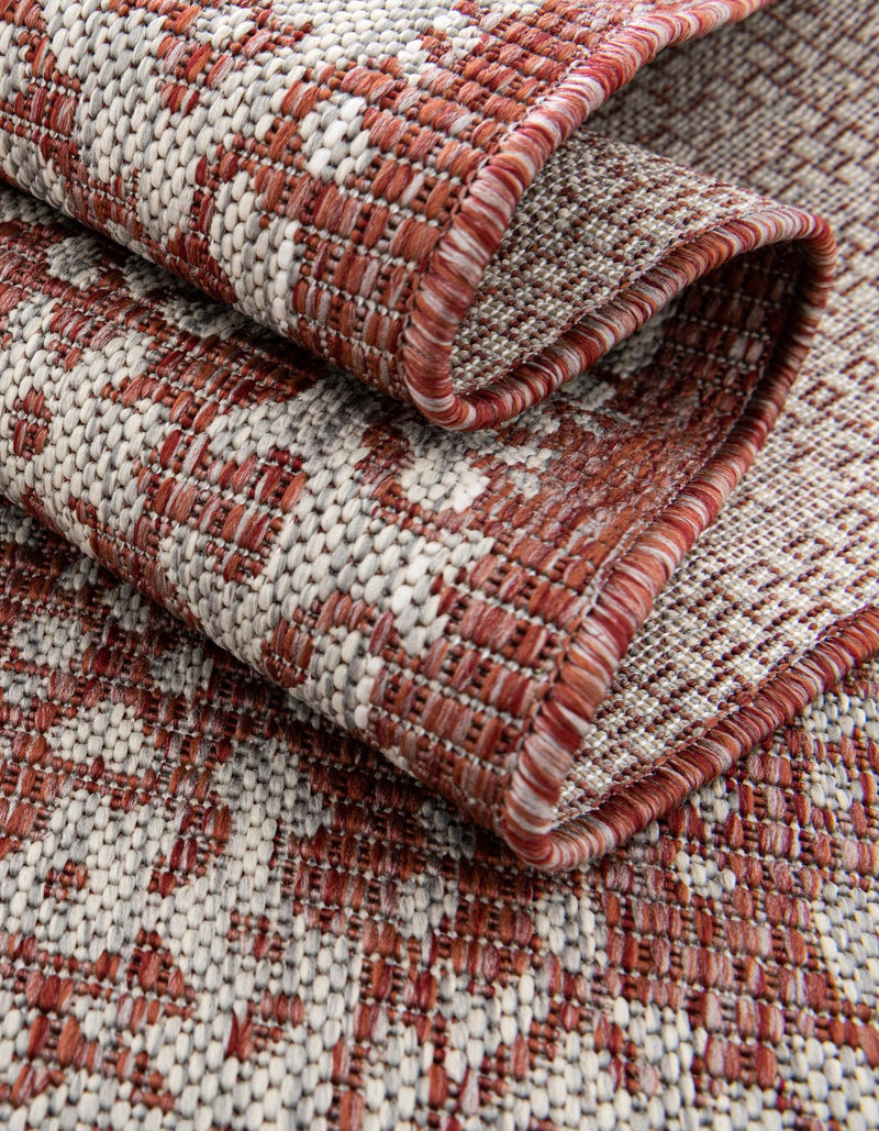 Patio Heritage Collection Area Rug - Savannah (Rust Red) Rectangle Rust Red  lifestyle 13