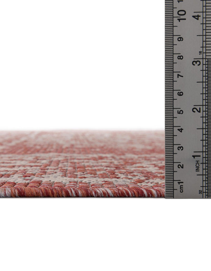 Patio Heritage Collection Area Rug - Savannah (Rust Red) Rectangle Rust Red  lifestyle 15