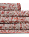Patio Heritage Collection Area Rug - Savannah (Rust Red) Rectangle Rust Red  lifestyle 26