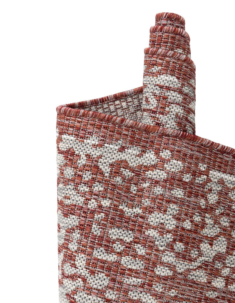 Patio Heritage Collection Area Rug - Savannah (Rust Red) Rectangle Rust Red  lifestyle 28