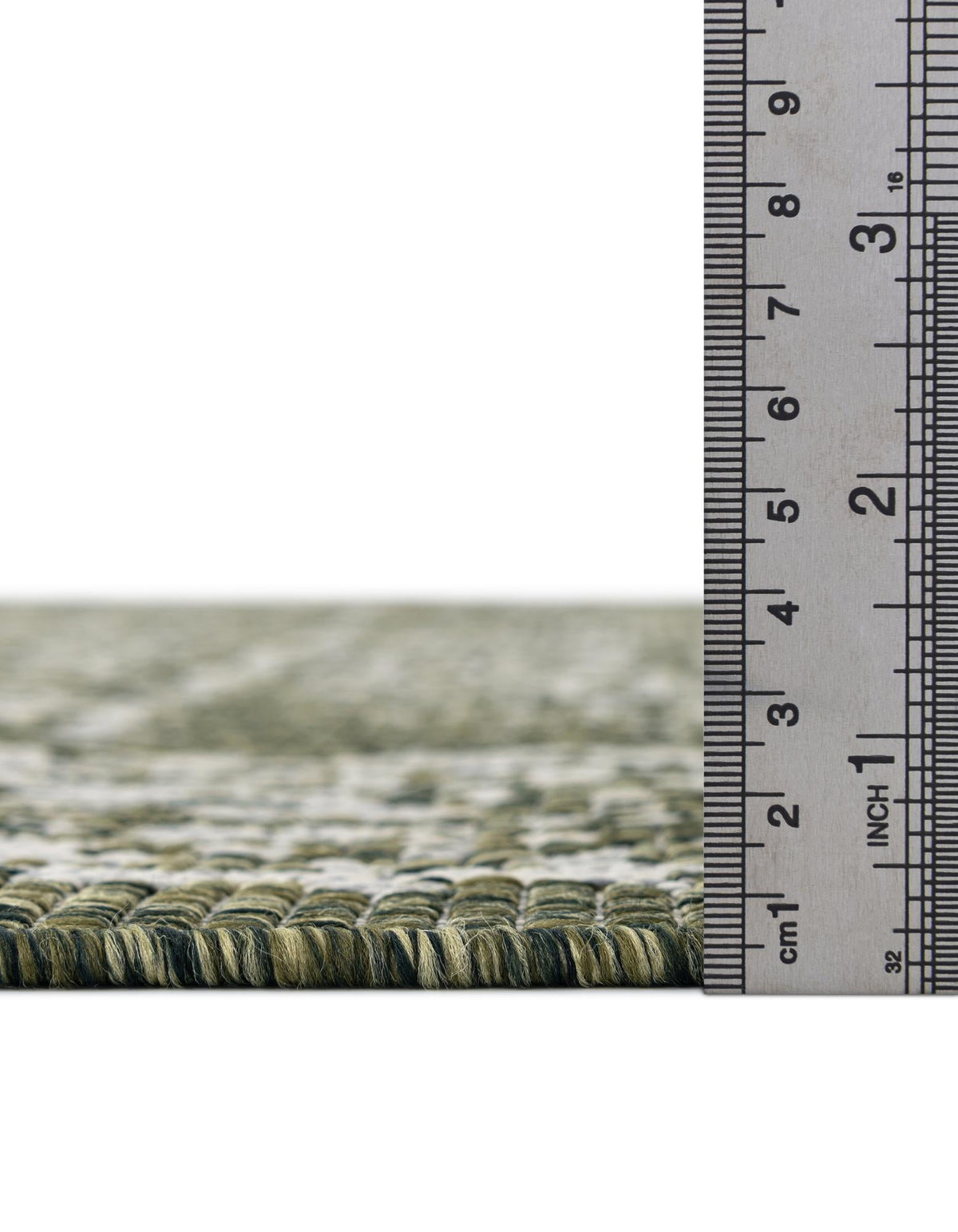 Patio Heritage Collection Area Rug - Savannah (Green) Rectangle Green  lifestyle 5