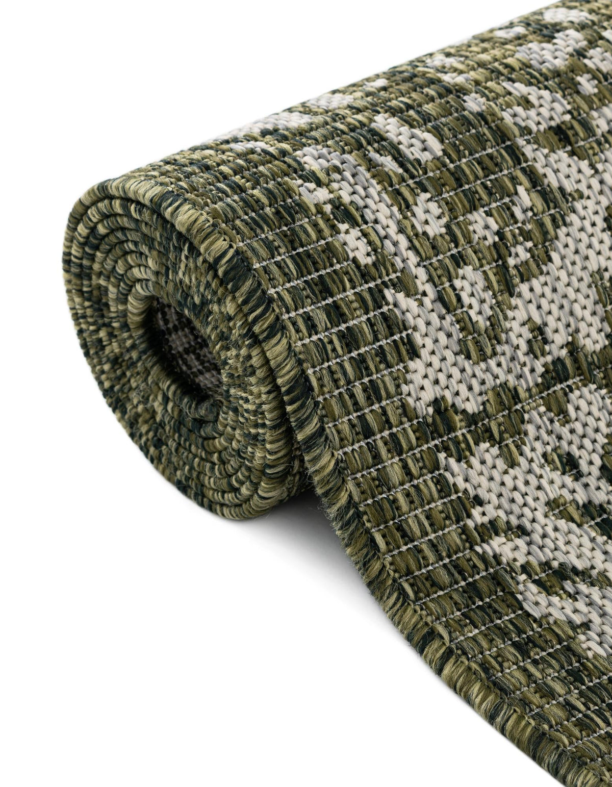 Patio Heritage Collection Area Rug - Savannah (Green) Rectangle Green  lifestyle 12