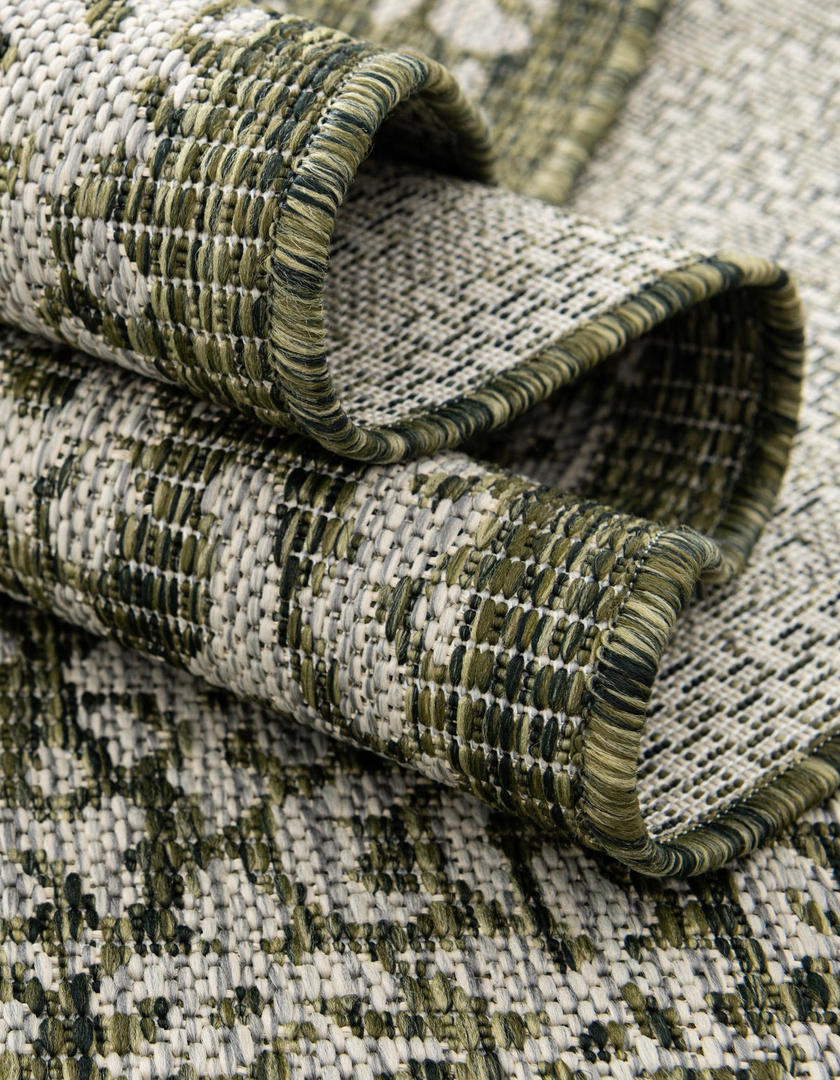 Patio Heritage Collection Area Rug - Savannah (Green) Rectangle Green  lifestyle 13