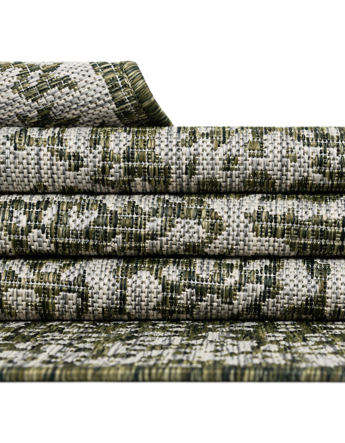 Patio Heritage Collection Area Rug - Savannah (Green) Rectangle Green  lifestyle 14