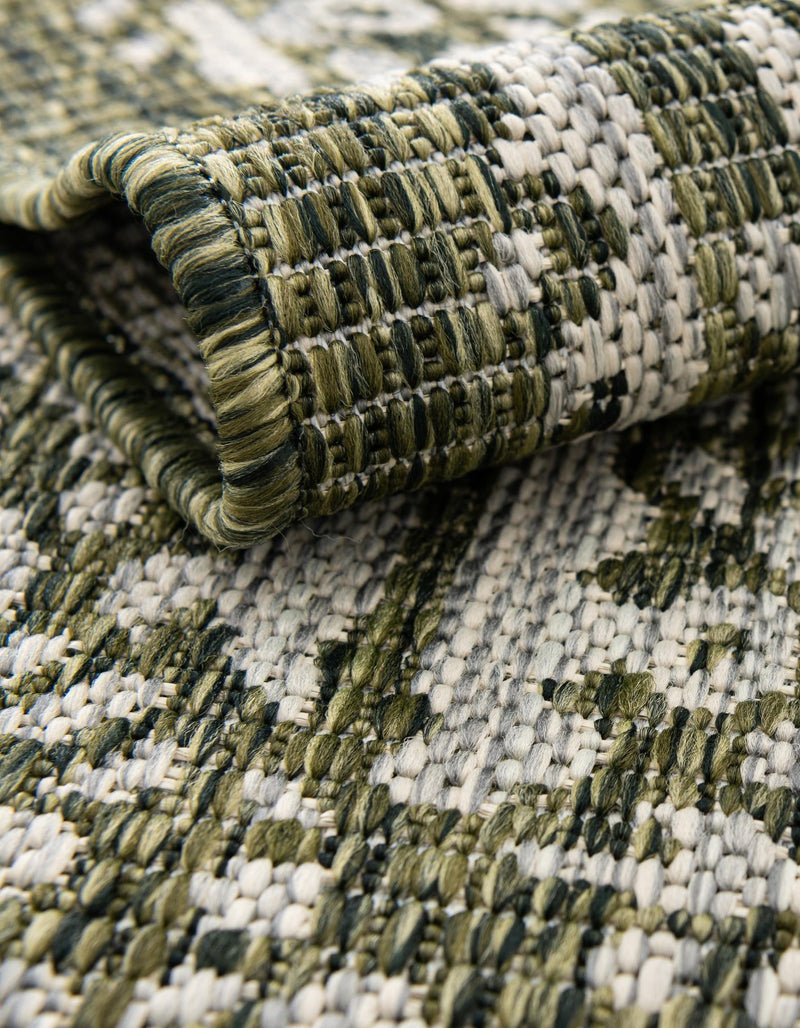 Patio Heritage Collection Area Rug - Savannah (Green) Rectangle Green  lifestyle 16