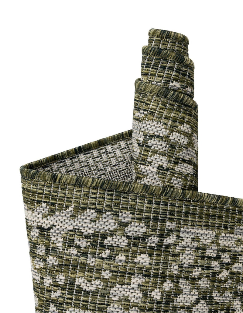 Patio Heritage Collection Area Rug - Savannah (Green) Rectangle Green  lifestyle 30