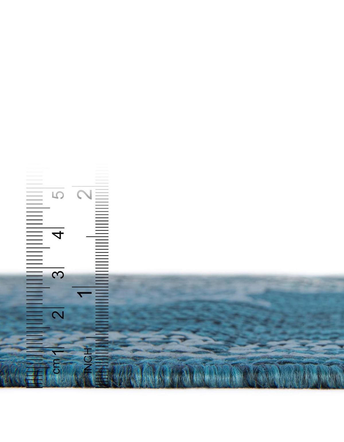 Patio Heritage Collection Area Rug -  Charleston (Teal) Square Teal  lifestyle 97