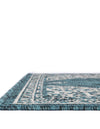 Patio Heritage Collection Area Rug -  Charleston (Teal) Rectangle Teal  lifestyle 7