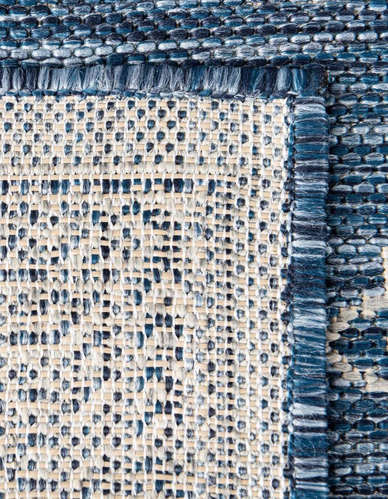 Patio Heritage Collection Area Rug -  Charleston (Blue) Rectangle Blue  lifestyle 8