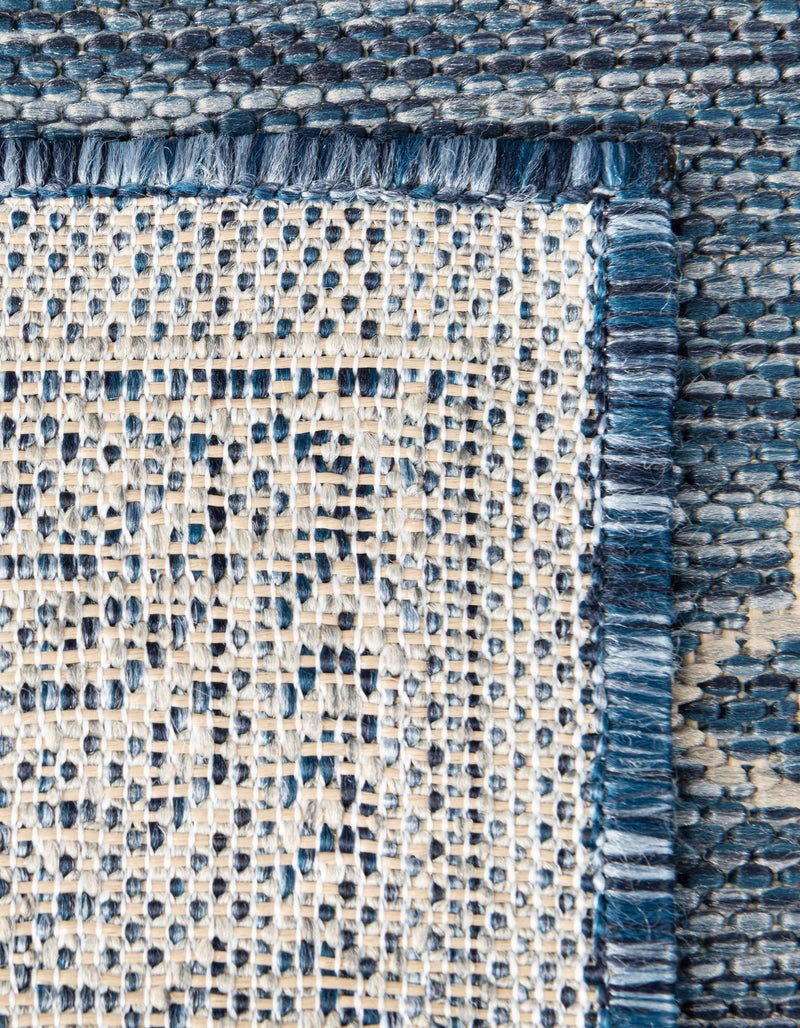 Patio Heritage Collection Area Rug -  Charleston (Blue) Rectangle Blue  lifestyle 15