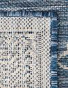 Patio Heritage Collection Area Rug -  Charleston (Blue) Rectangle Blue  lifestyle 21