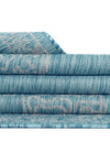 Patio Heritage Collection Area Rug -  Charleston (Light Aqua) Rectangle Light Aqua  lifestyle 25