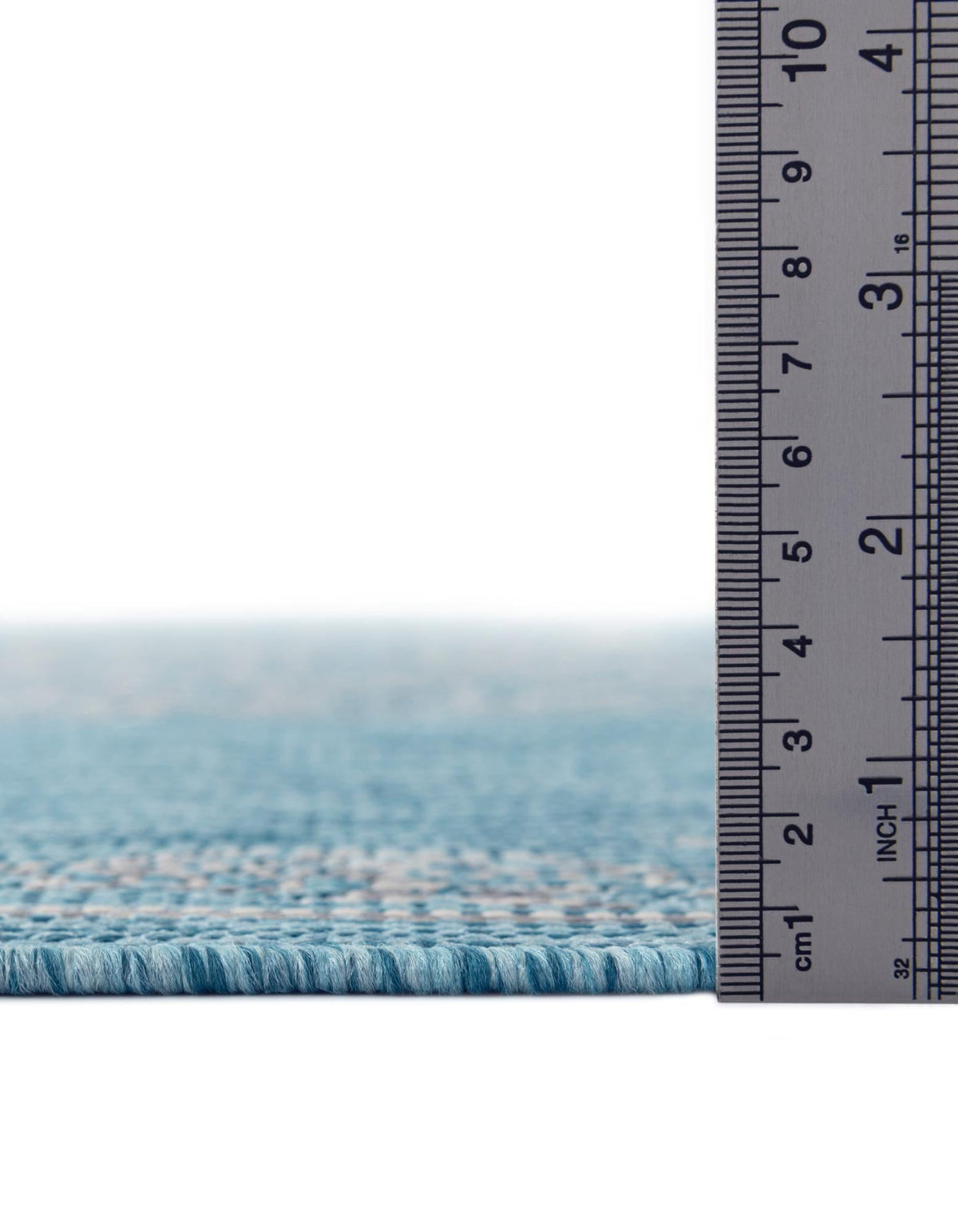 Patio Heritage Collection Area Rug -  Charleston (Light Aqua) Rectangle Light Aqua  lifestyle 26