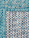 Patio Heritage Collection Area Rug -  Charleston (Light Aqua) Rectangle Light Aqua  lifestyle 27