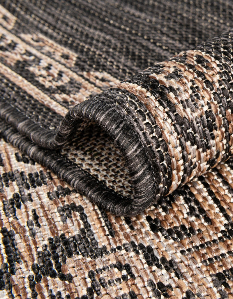 Patio Heritage Collection Area Rug -  Charleston (Charcoal Gray) Rectangle Charcoal Gray  lifestyle 16