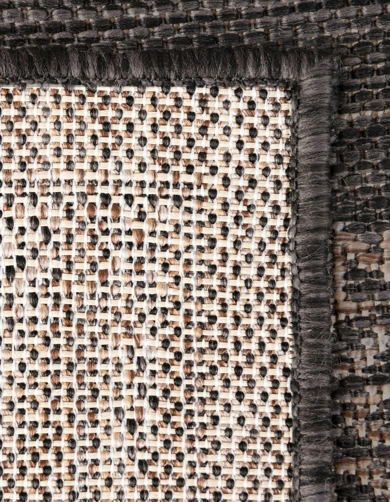 Patio Heritage Collection Area Rug -  Charleston (Charcoal Gray) Rectangle Charcoal Gray  lifestyle 19