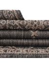 Patio Heritage Collection Area Rug -  Charleston (Charcoal Gray) Rectangle Charcoal Gray  lifestyle 25